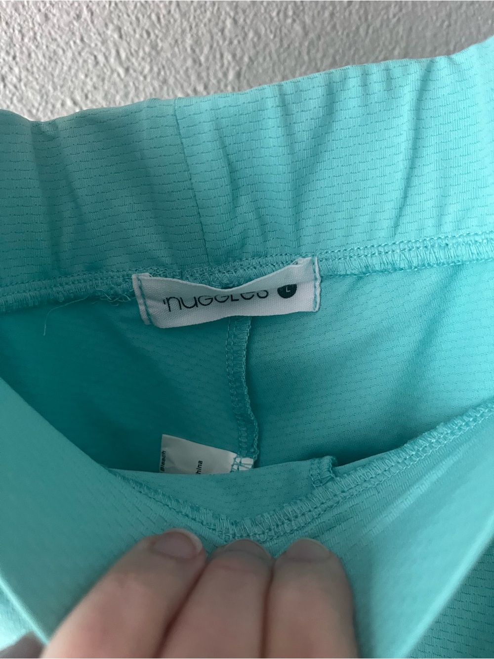 Nuggles Athletic Modest Skirt Mint Textured Midi Casual A-Line Style - Picture 4 of 6